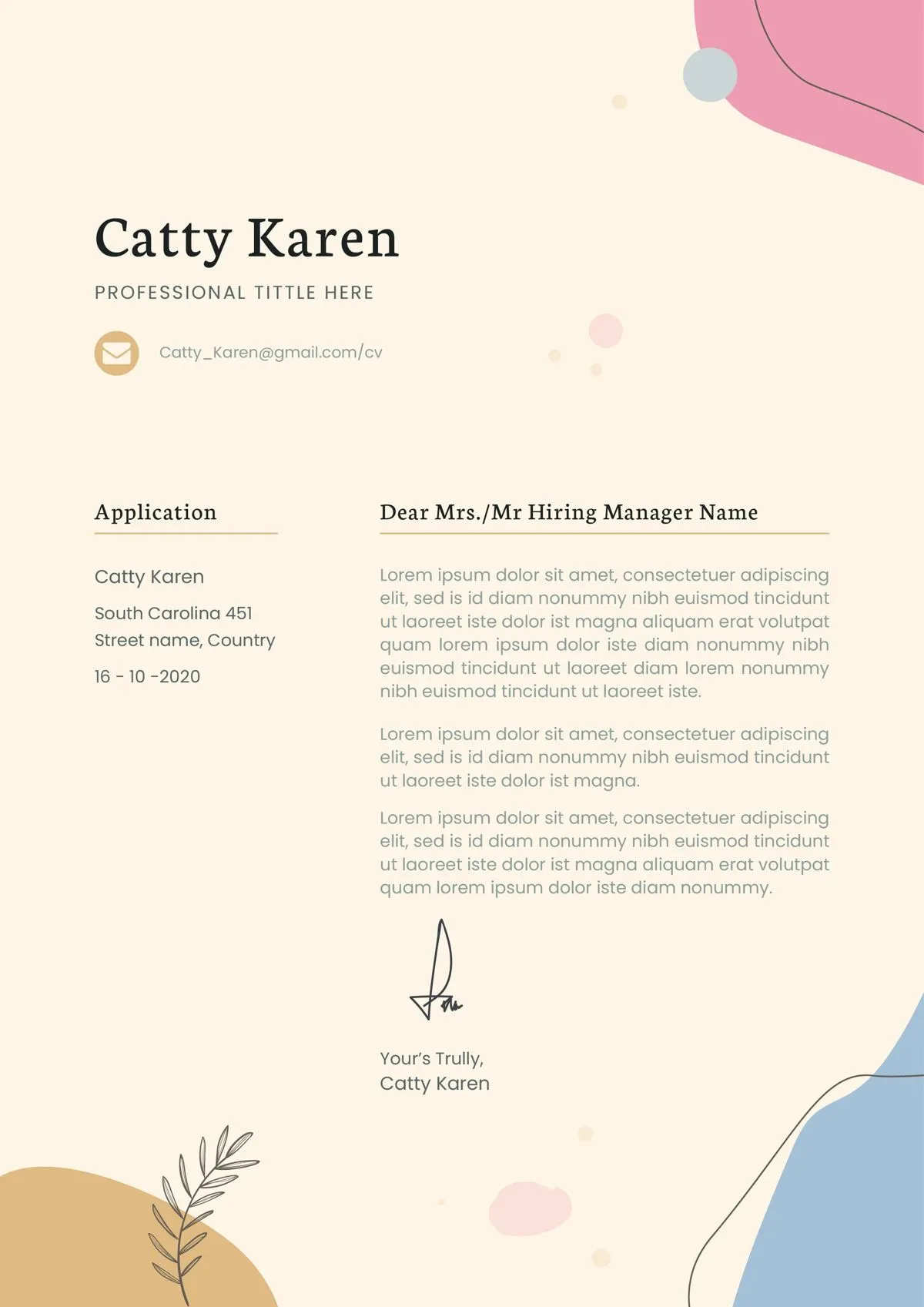 42261 customizing your template