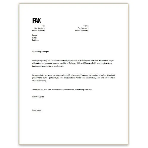 42263 cover letter components