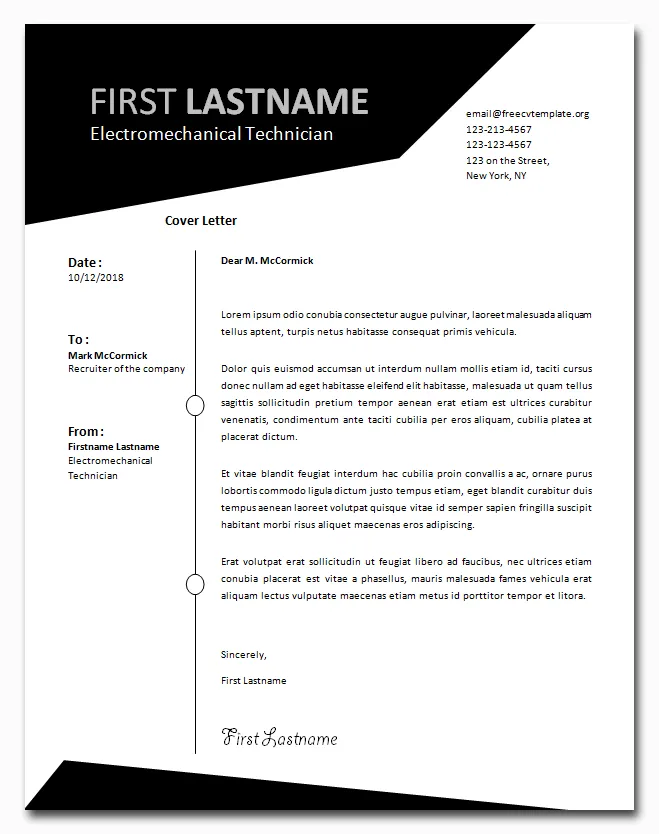 42264 cover letter formatting