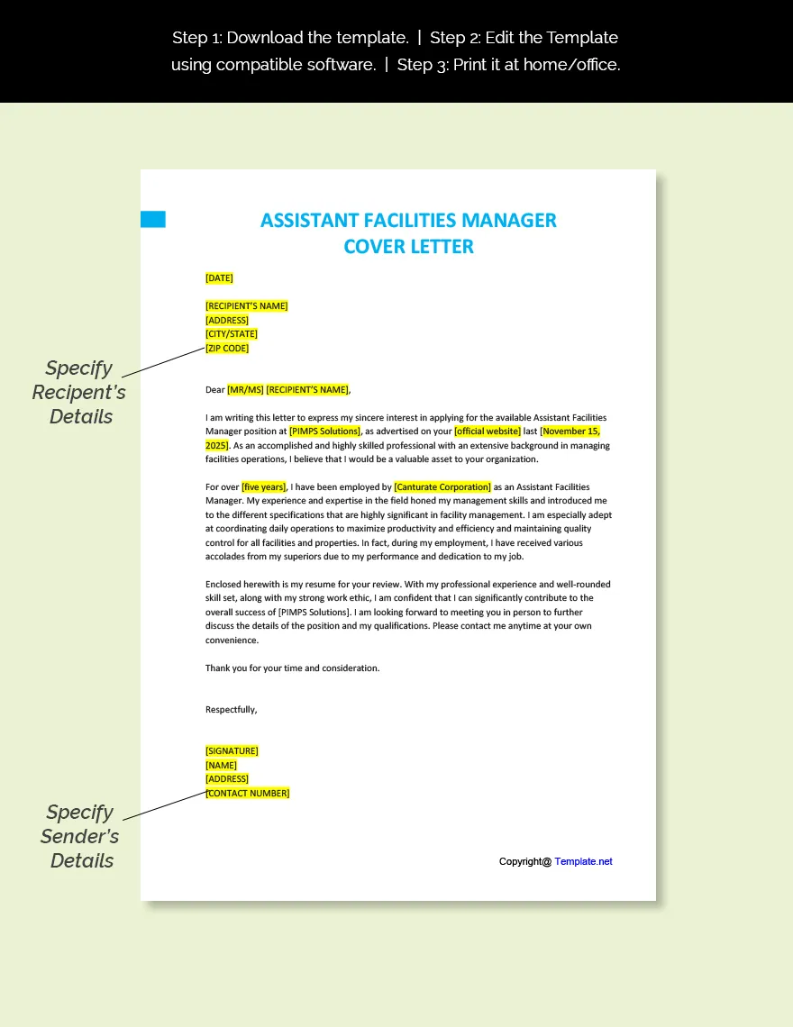 42271 facilities management example