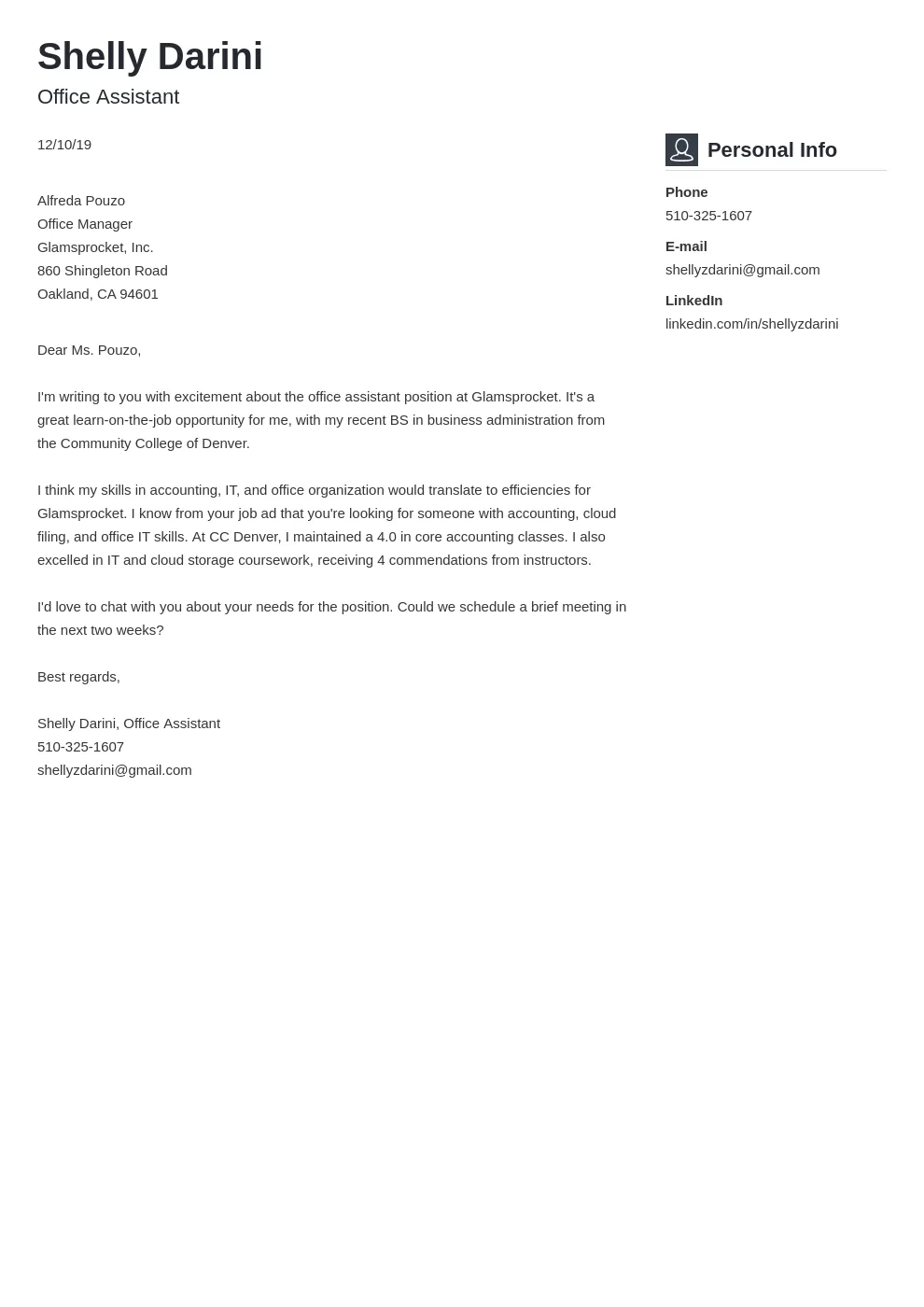 42273 cover letter format