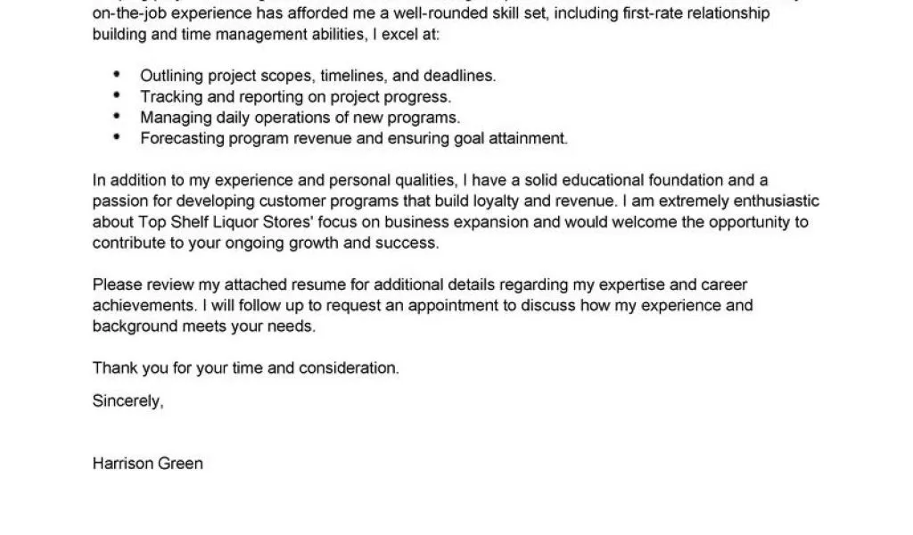 42274 management cover letter tips