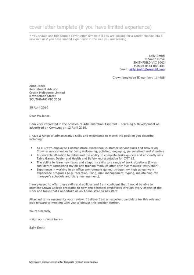42290 cover letter recipient proofread