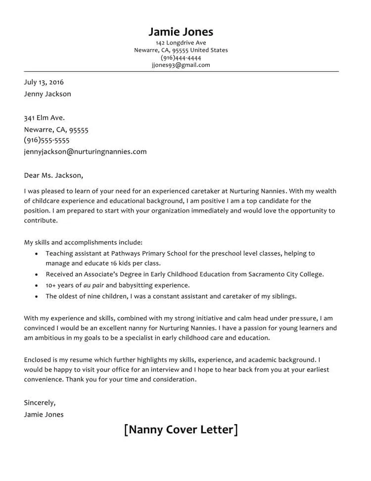 42293 cover letter format