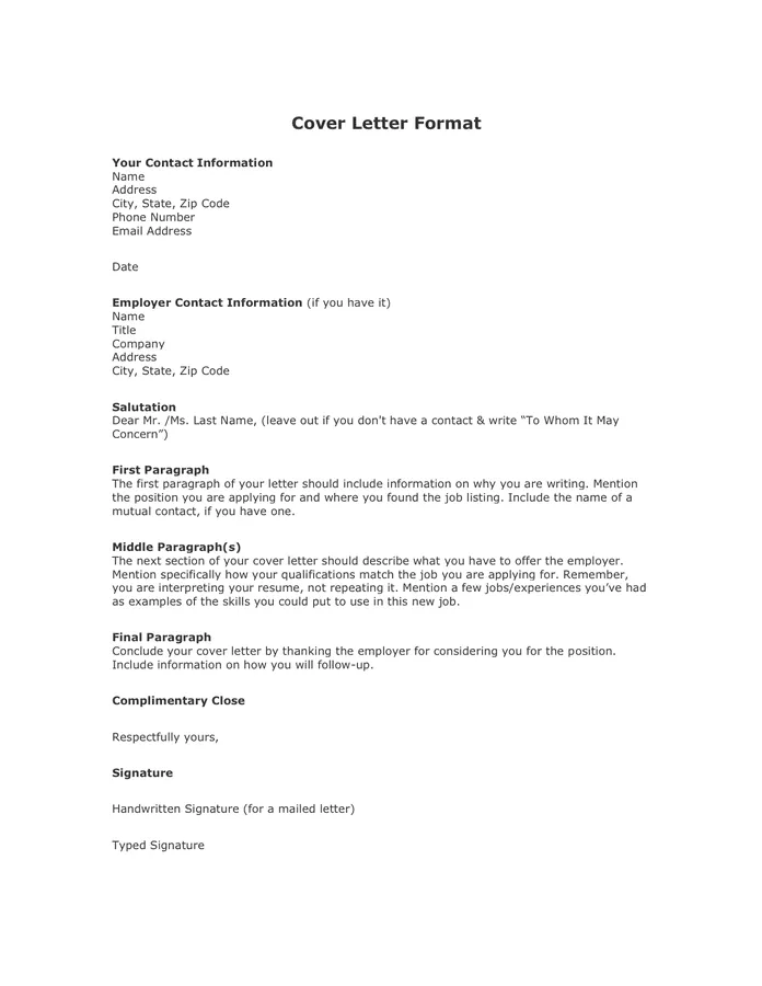 42295 font size cover letter