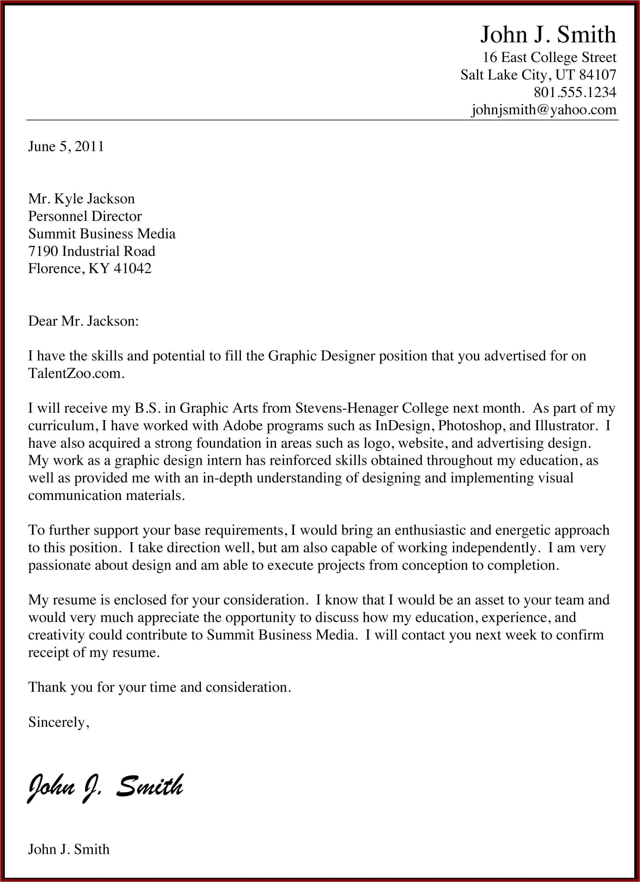 42307 cover letter attachment example