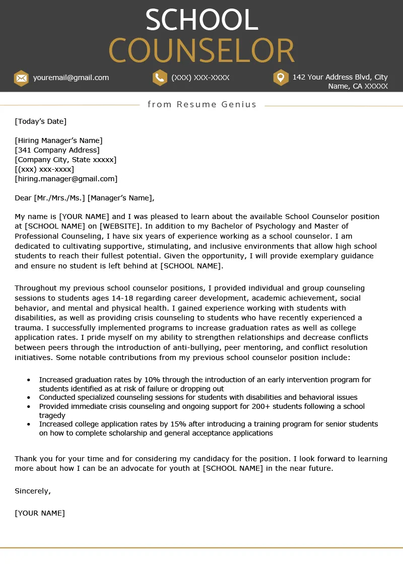 42325 cover letter structure
