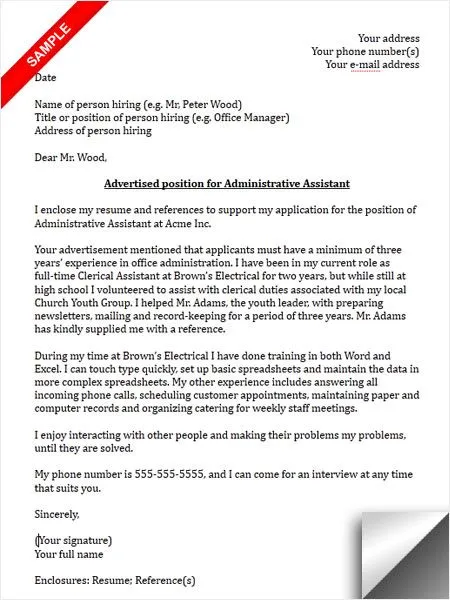42326 cover letter components