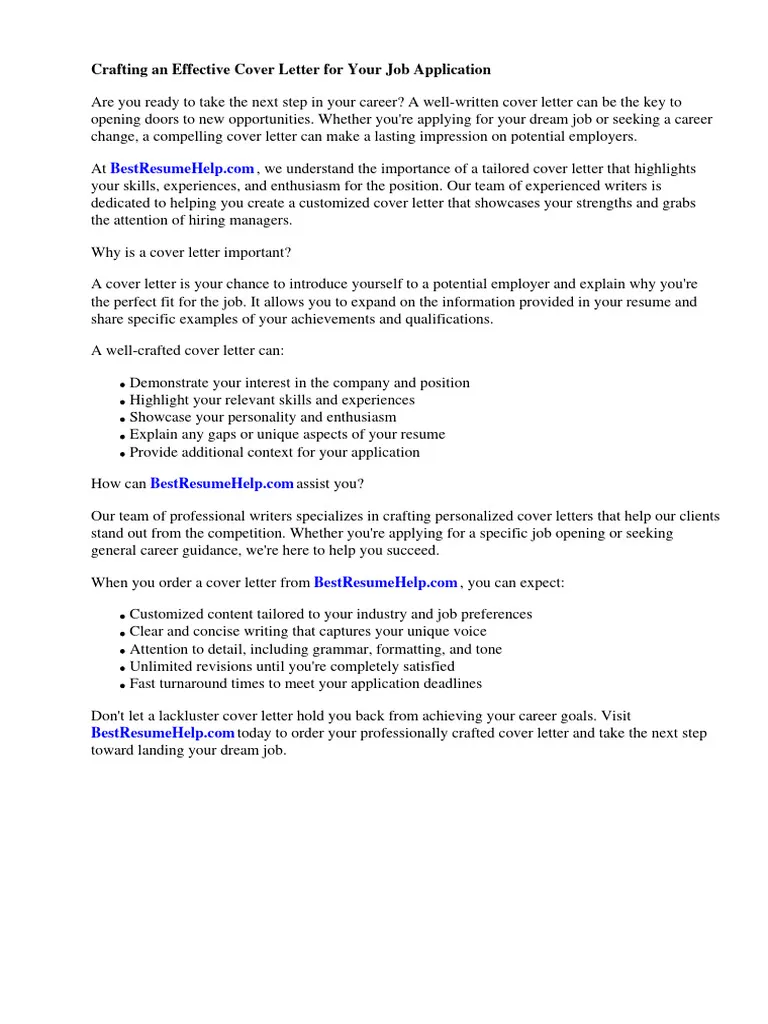 42326 cover letter writing