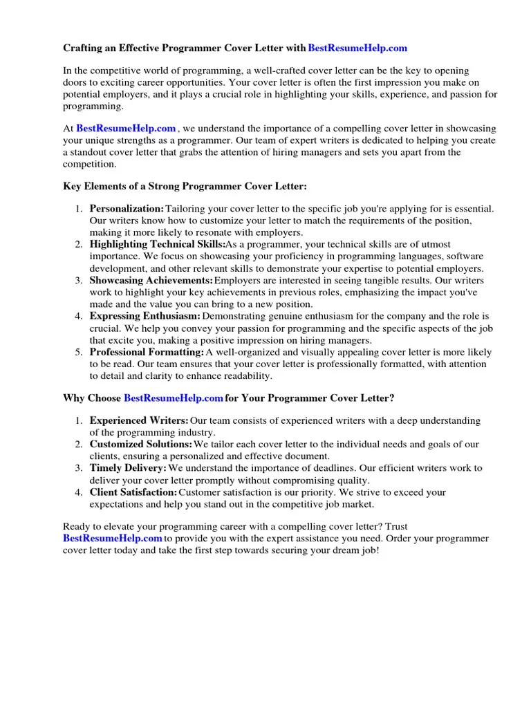 42327 programmer cover letter tips