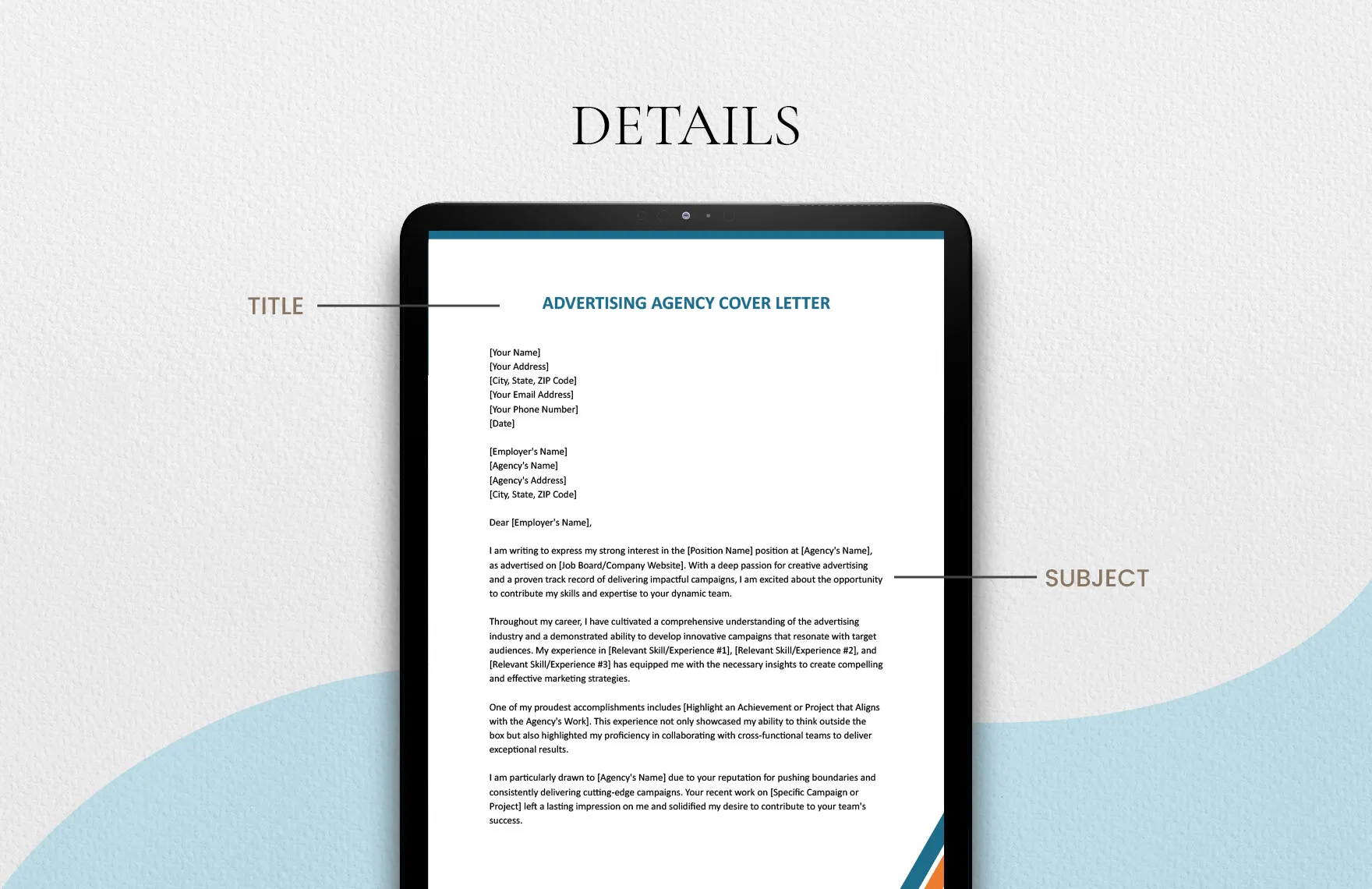 42329 advertising cover letter achievements