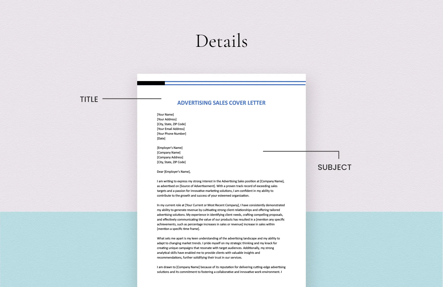 42329 advertising cover letter industry