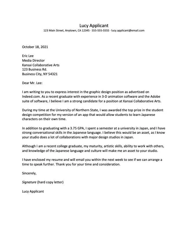 42332 volunteer experience cover letter