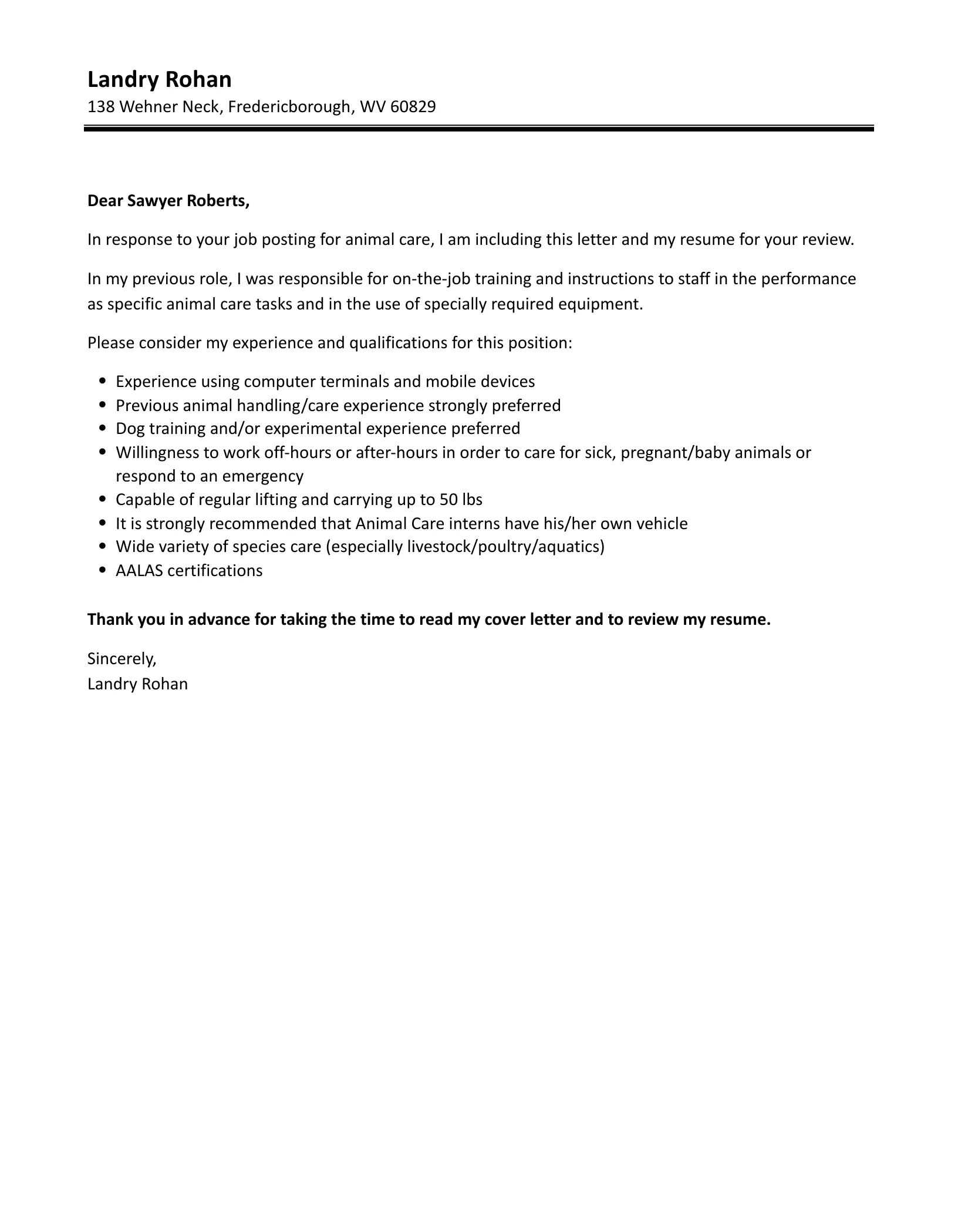 42336 animal care professional