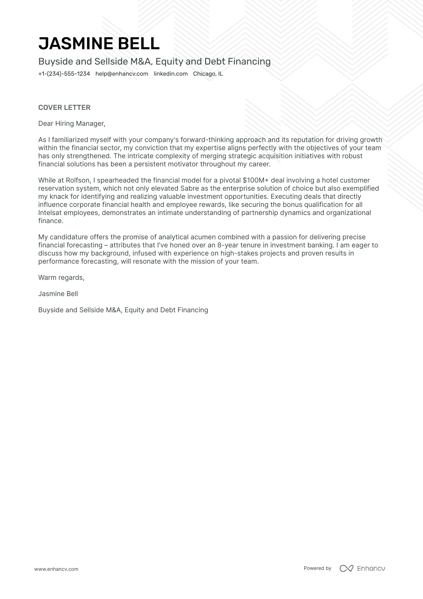 42337 investment management cover letter format