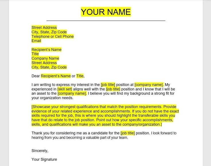 42346 writing cover letter