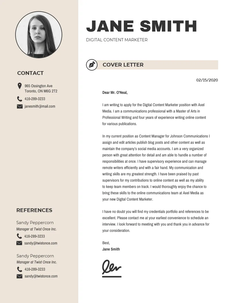 42352 cover letter structure