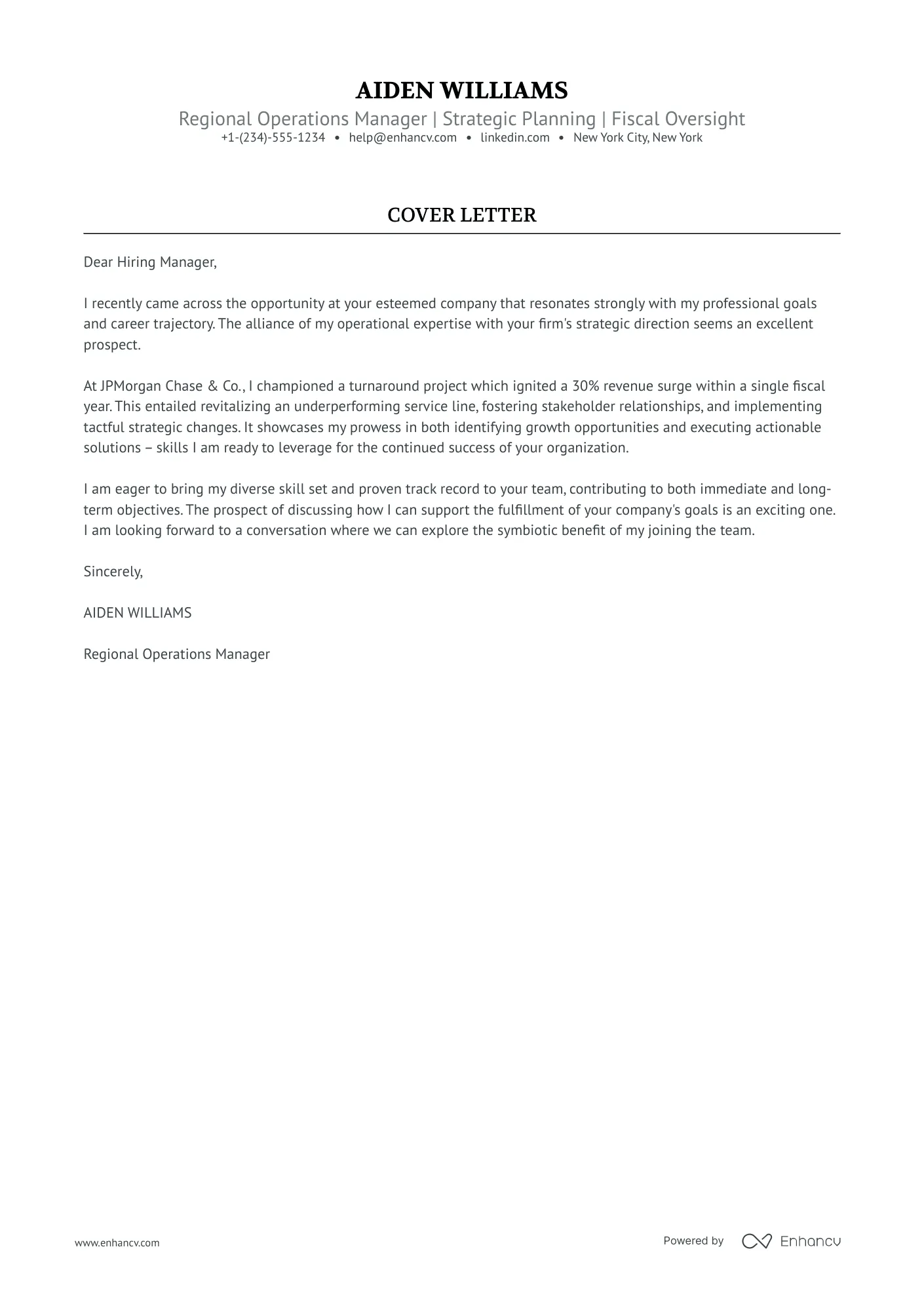 42358 cover letter formatting