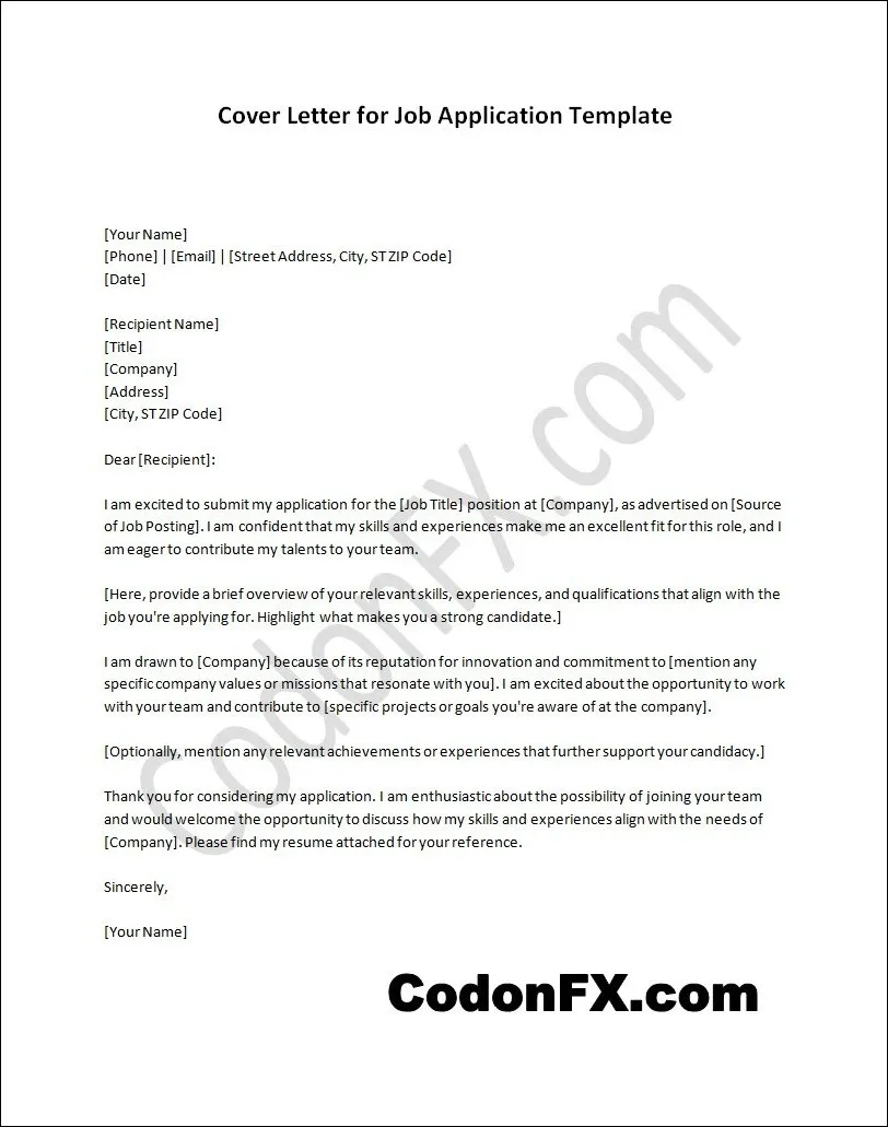 42364 cover letter formatting