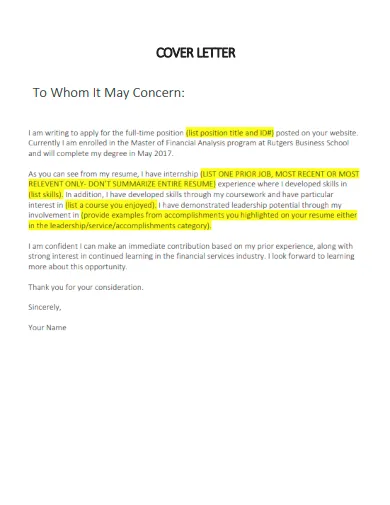 42367 cover letter header