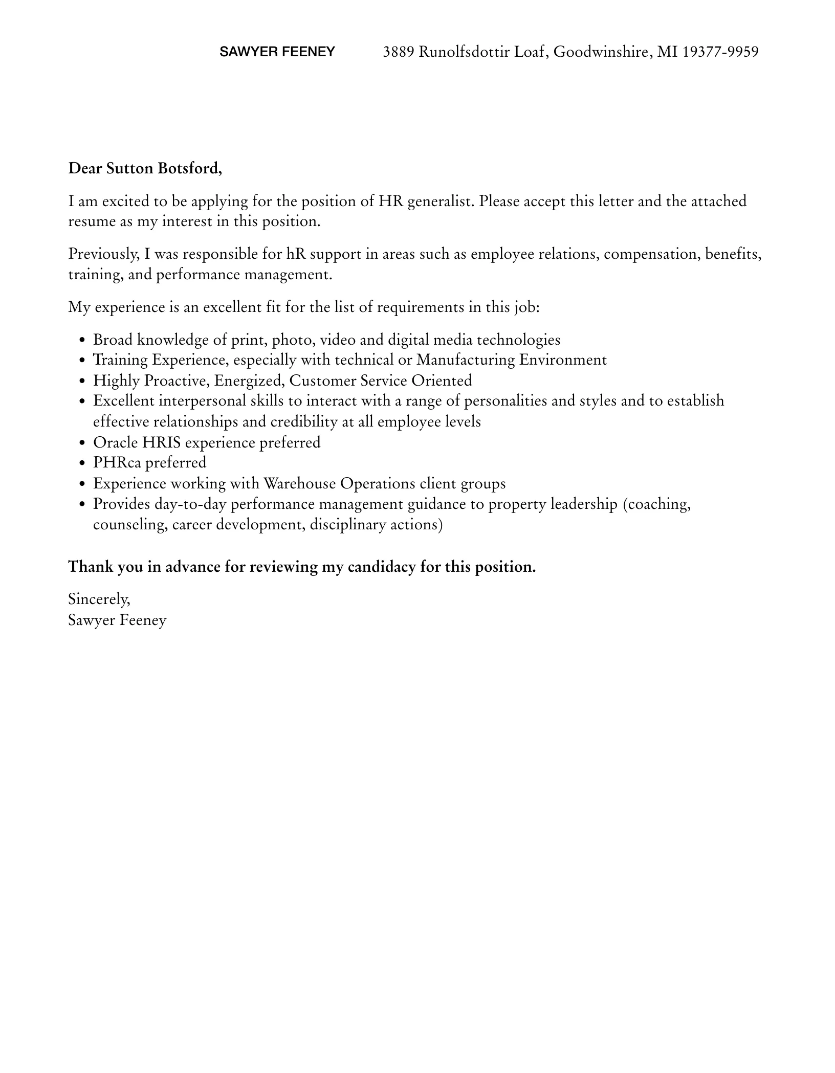 42370 achievements cover letter