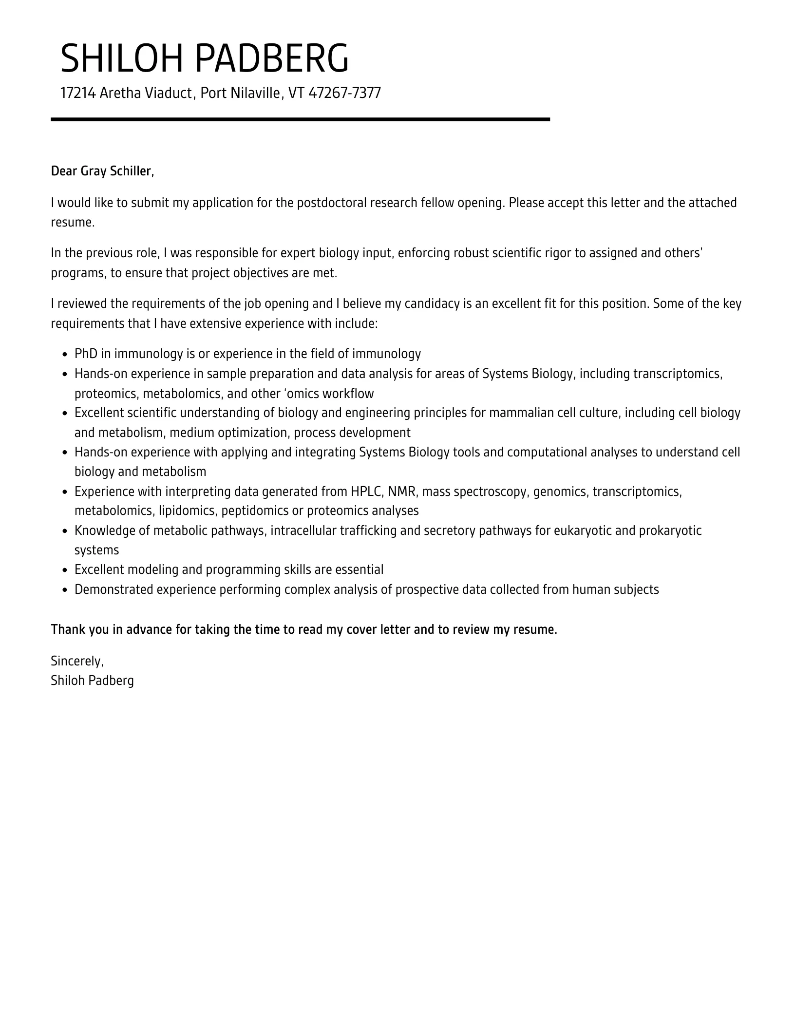 42372 cover letter formatting