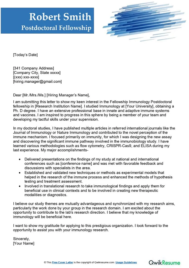 42372 postdoc cover letter template