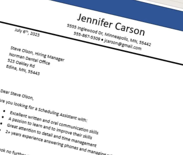 42384 cover letter elements