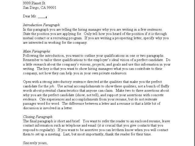 42392 cover letter importance