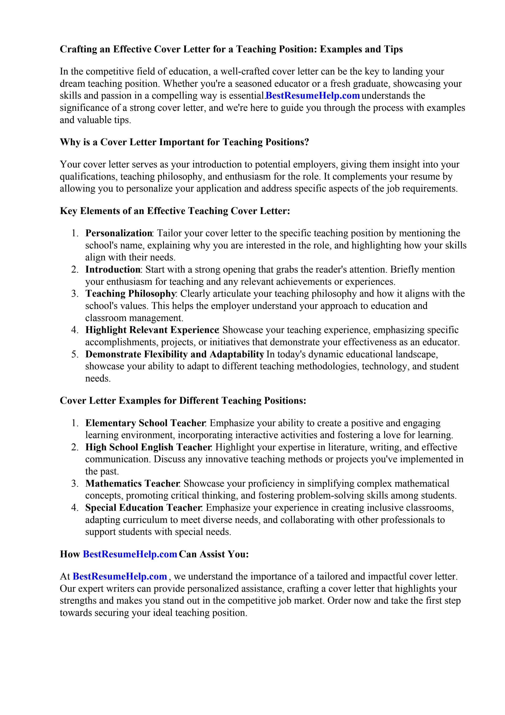 42396 cover letter formatting