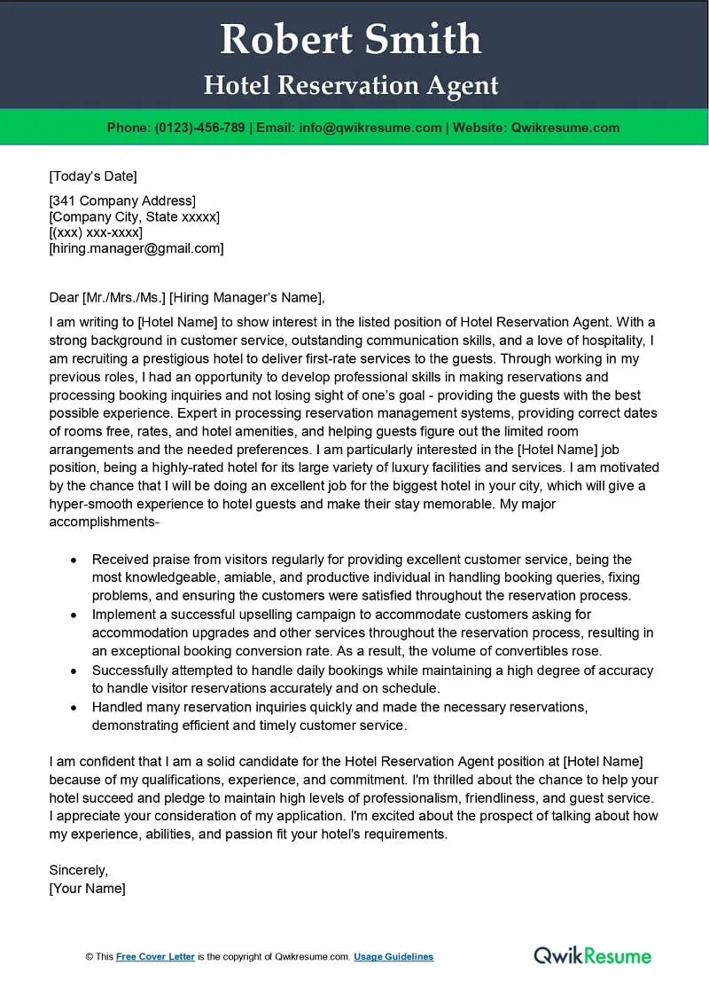 42400 cover letter formatting