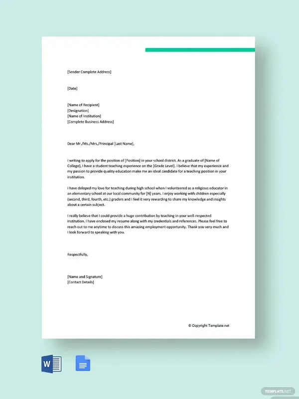 42406 teacher cover letter mistakes