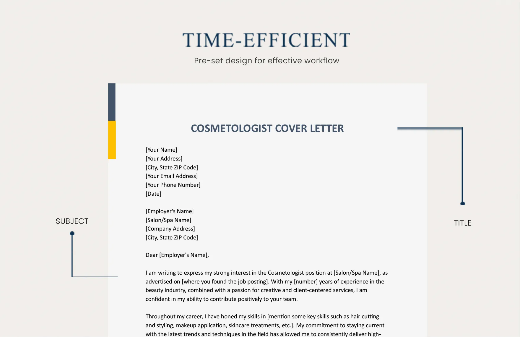 42410 cosmetics cover letter knowledge