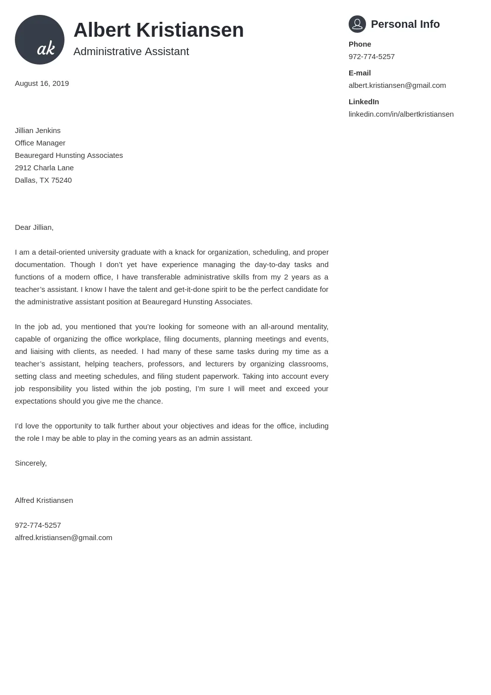 42417 cover letter admin 2