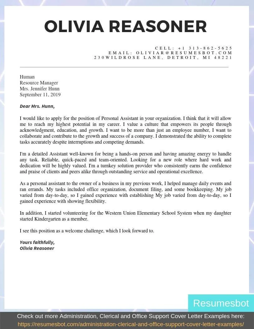 42420 career change cover letter