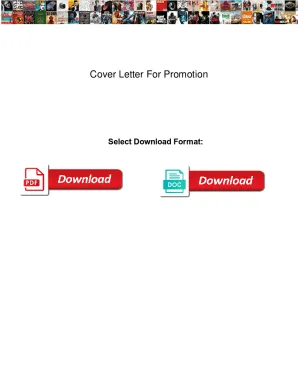 42440 cover letter promotion customization