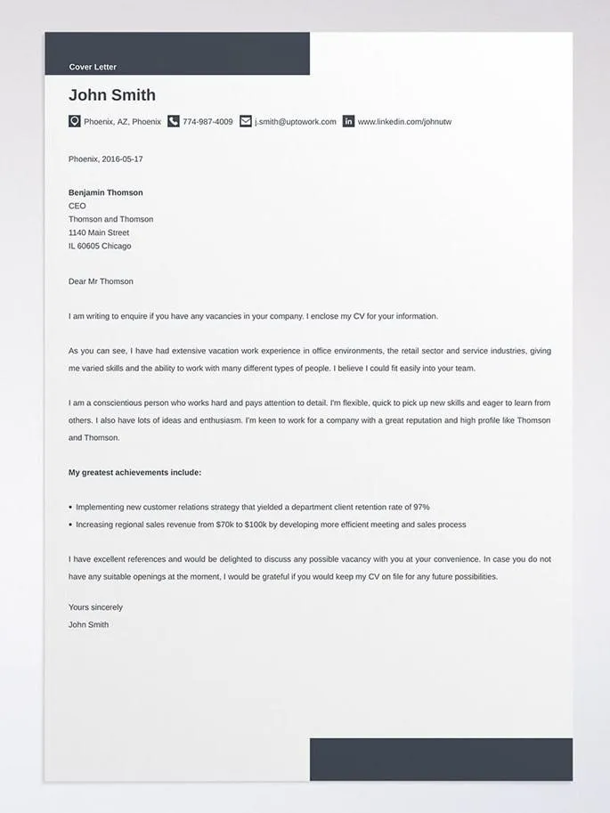 42447 cover letter components