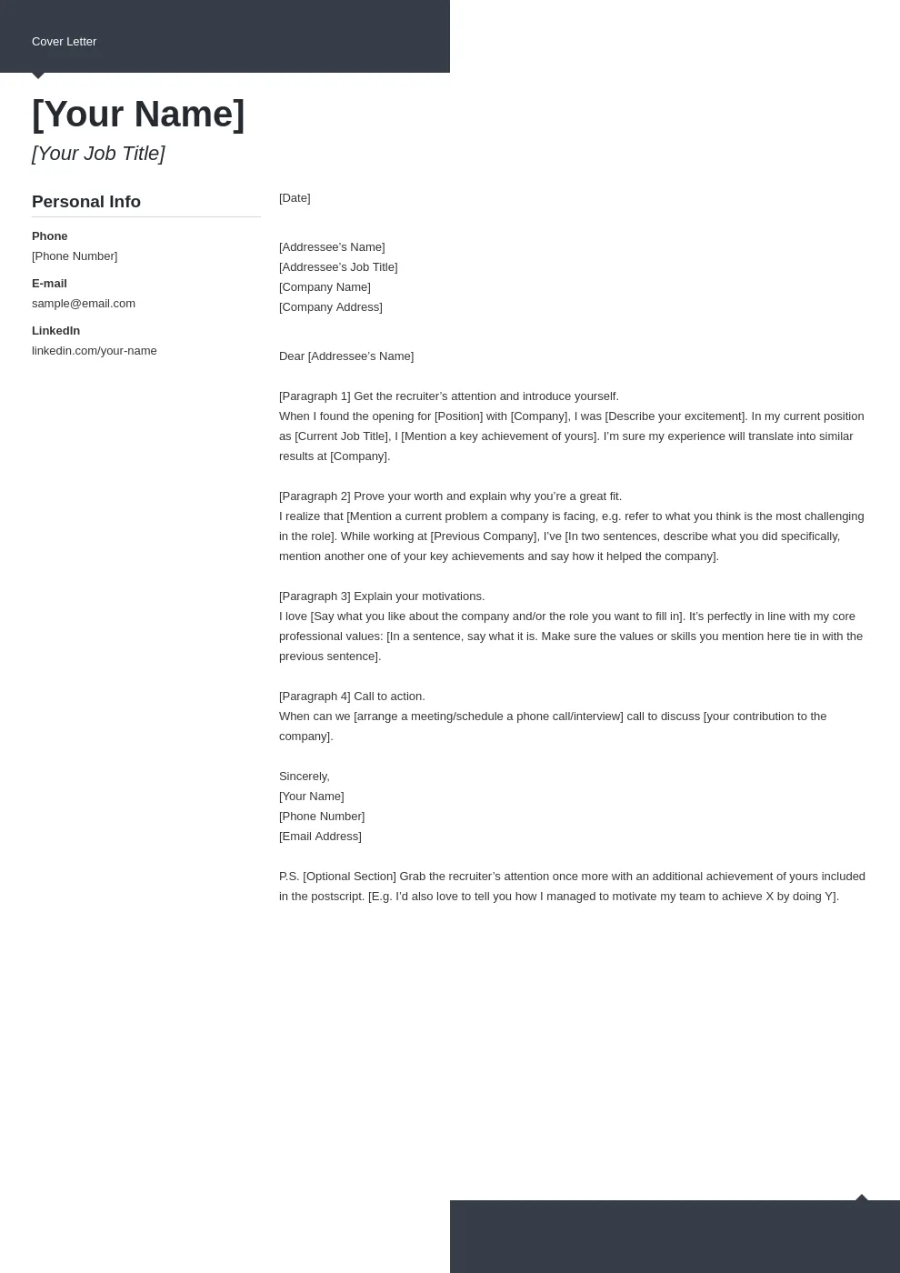 42448 cover letter structure