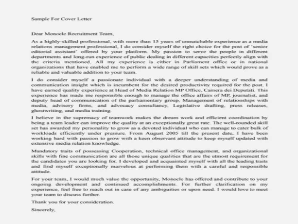 42459 proofreading cover letter