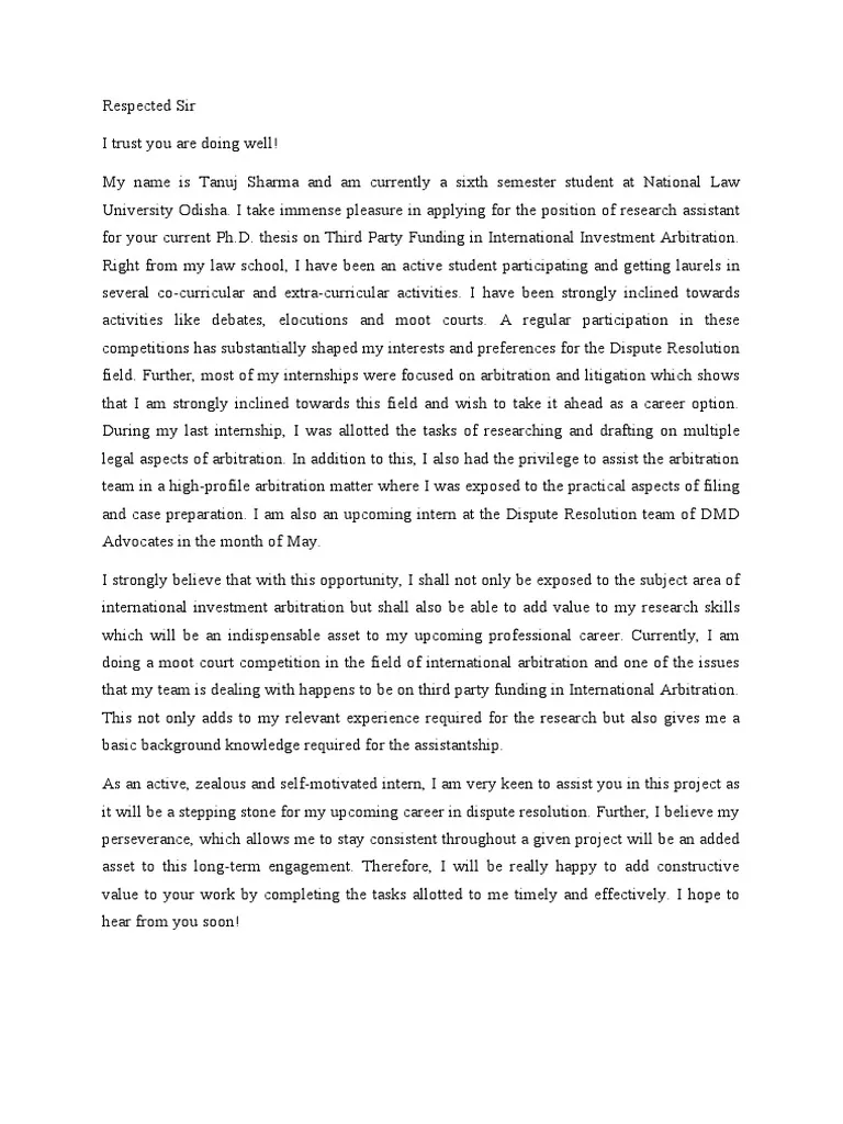 42465 research assistant education