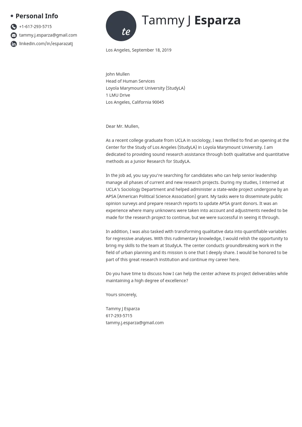 42465 research assistant skills