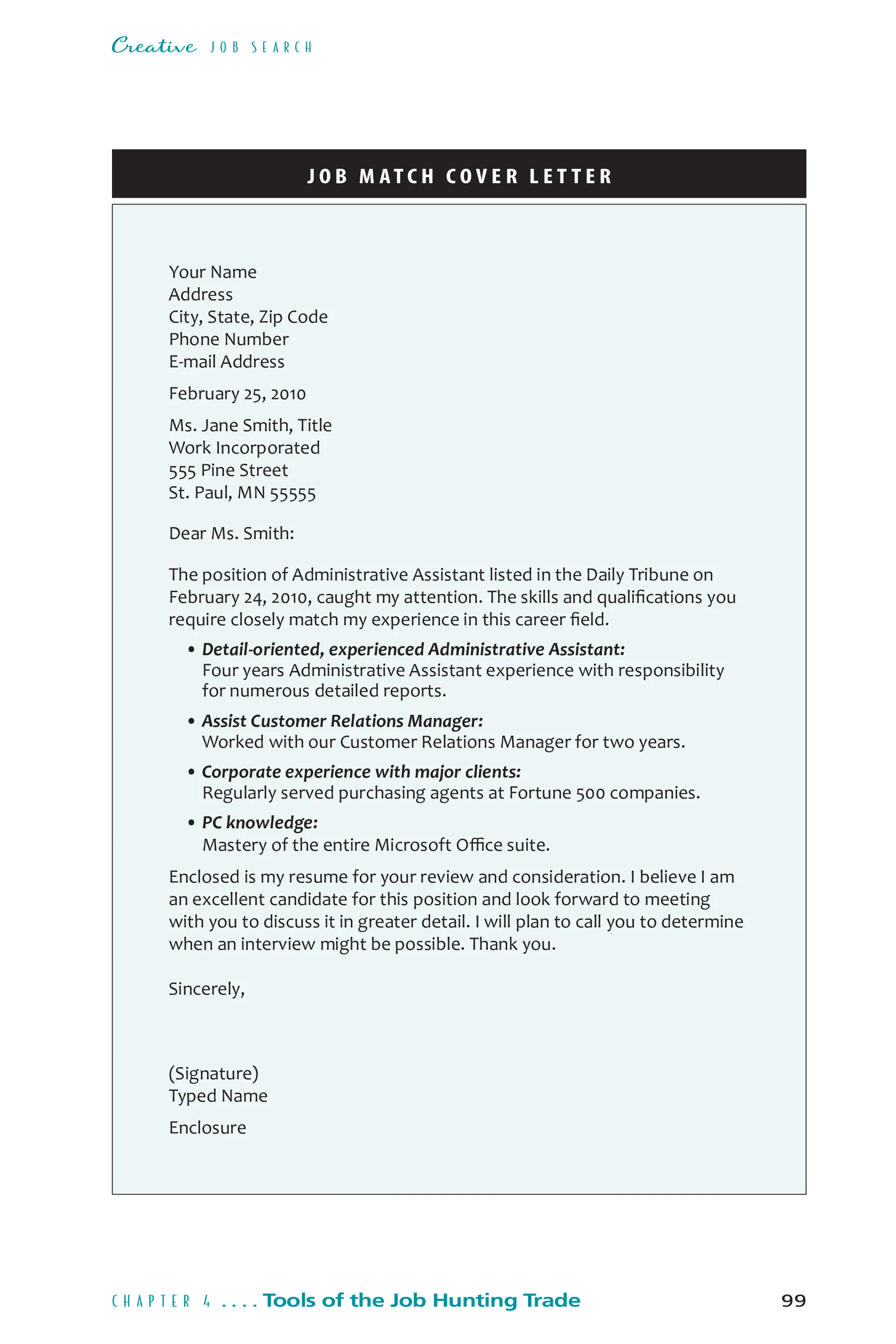 42469 cover letter writing