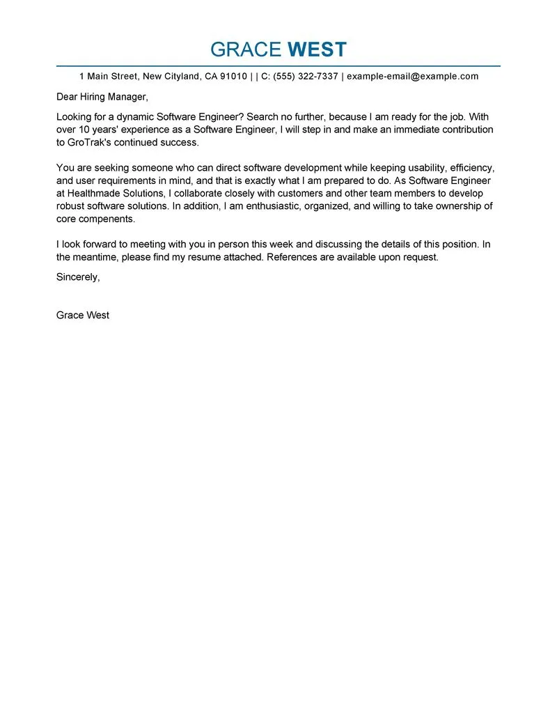 42470 cover letter formatting