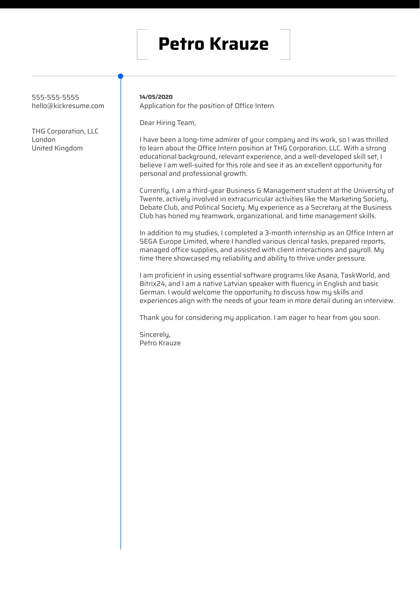 42474 supply chain cover letter achievements