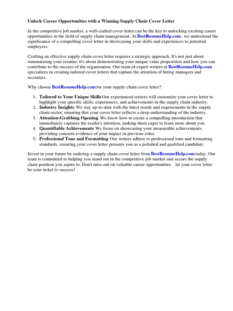 42474 supply chain cover letter header