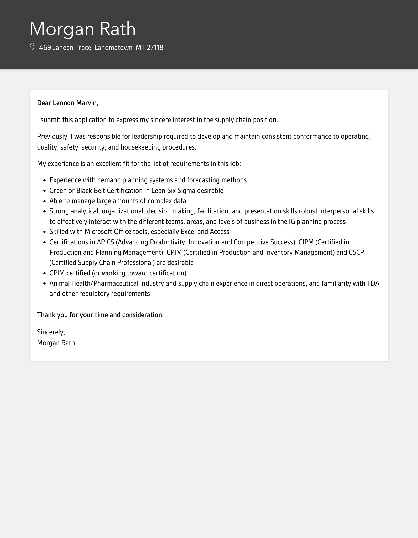 42474 supply chain cover letter mistakes