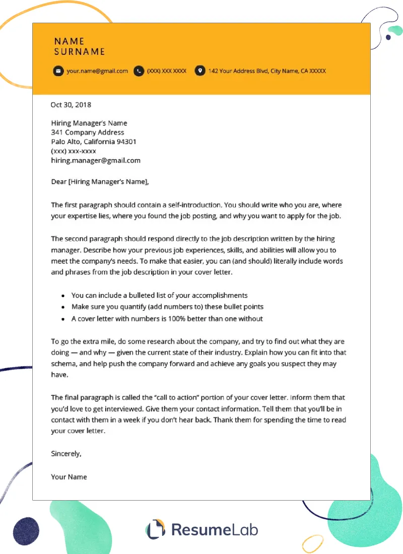42476 cover letter body example