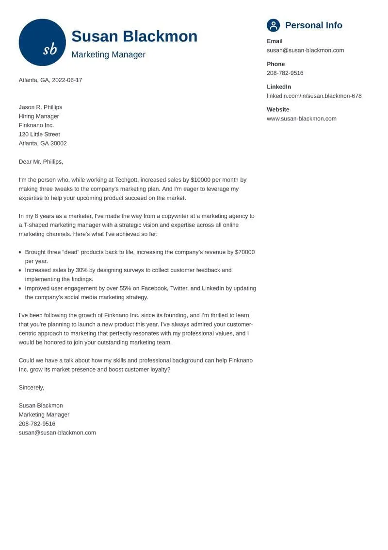 42476 cover letter template customization
