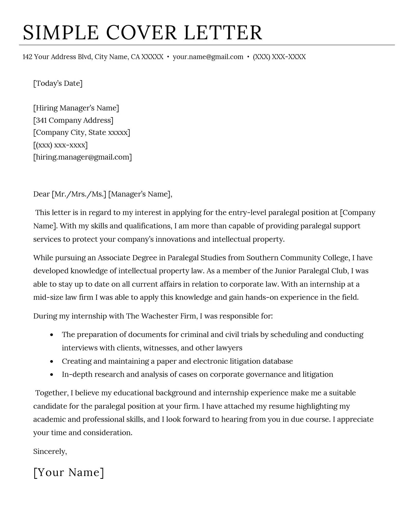 42482 tailor cover letter