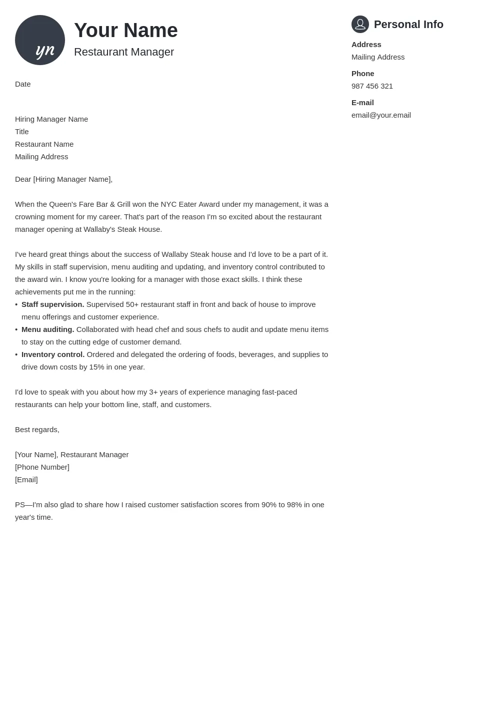 42489 restaurant cover letter tips 5